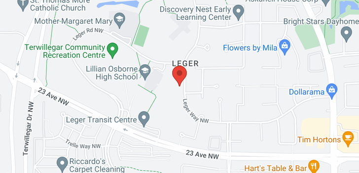 map of 677 leger way NW